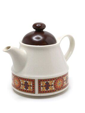 Vintage Sadler England Teapot Retro Geometric Mid-Century Modern Ceramic